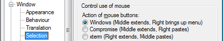 Windows-style Mouse Buttons
