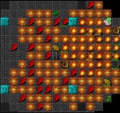tiles screenshot of a Necromutation char firestorming everything