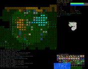 0.7 Tiles screenshot featuring storm disc explosions in the Lair
